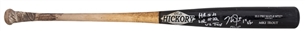 2014 Mike Trout Game Used & Signed Old Hickory MT27* Model Bat Inscribed To 500th Career Hit & 2 Home Runs (No’s 21 & 22 of Season & HR’s 83 & 84 of Career) (Trout/Anderson & PSA/DNA GU 10)